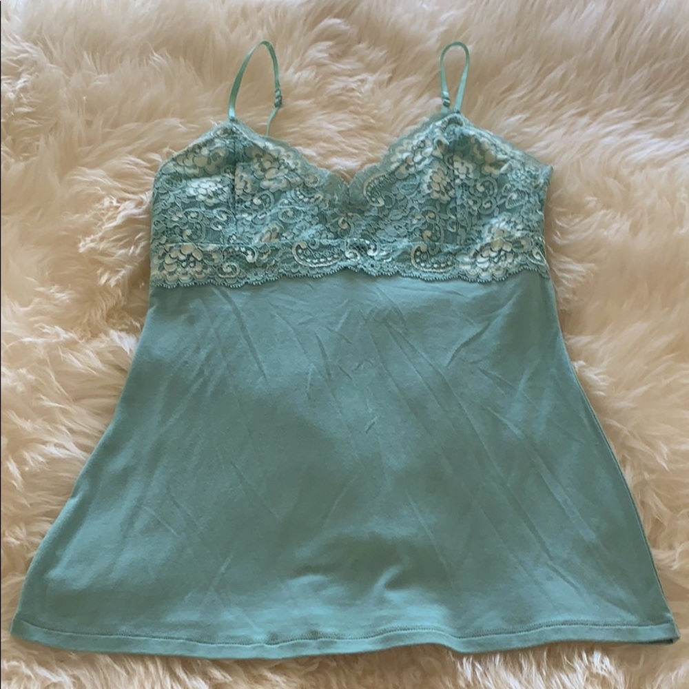 Express Bra-top Tank with Lace Detail